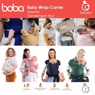 Jual Boba Serenity Wrap - Baby Wrap Carrier - Gendongan Bayi  Indonesia|Shopee Indonesia