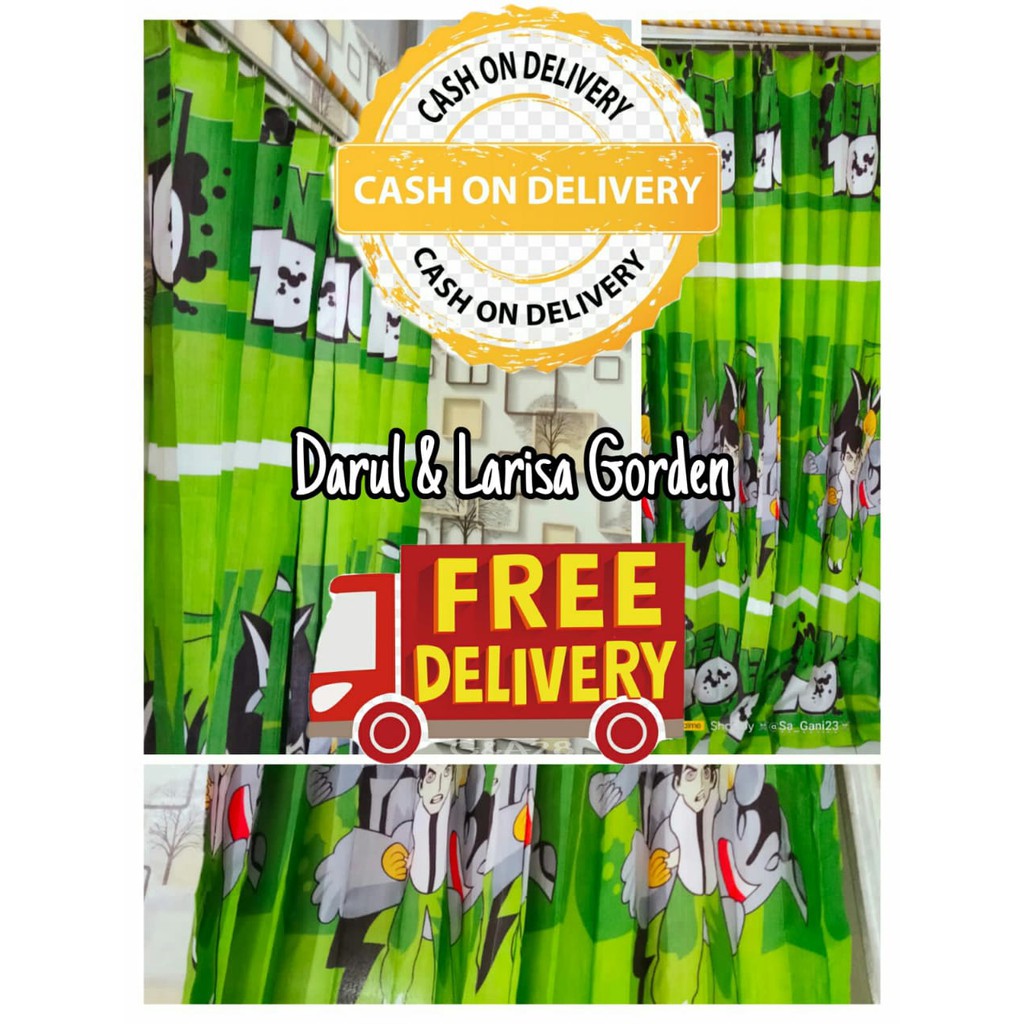 Gorden Pintu / Gorden Jendela Motif / Korden Pintu Jendela / Hordeng Jendela / Gordyn Jendela / Gord