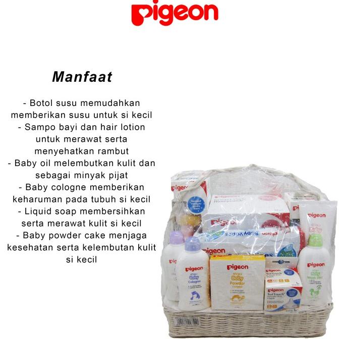 

Pigeon Parcel Std3 Baby Gift Set Kado Melahirkan Bayi LENGKAP ORI 100%