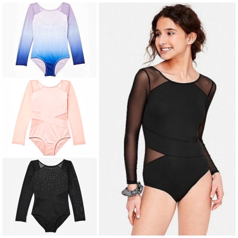 Baju Renang Leotard Gymnastic Dance Anak Perempuan Justice P335