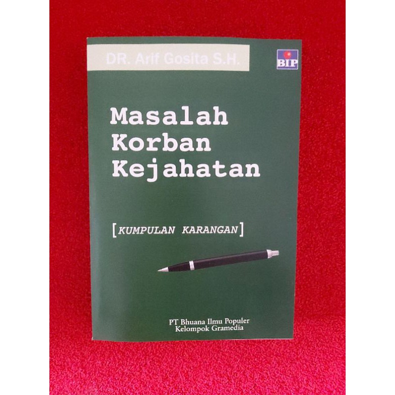 MASALAH KORBAN KEJAHATAN (KUMPULAN KARANGAN)