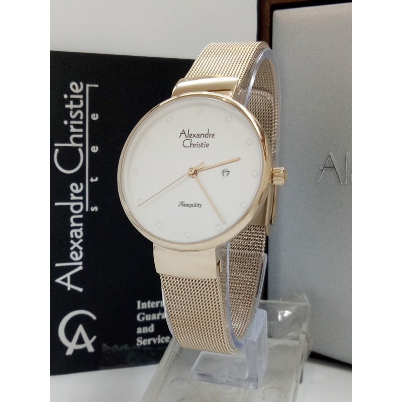 Jam Tangan Wanita Alexandre Christie AC 2509 LH FBZ Original