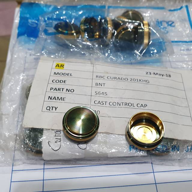 reel bc Shimano part curado 201k dan dc151 cast control cap nya