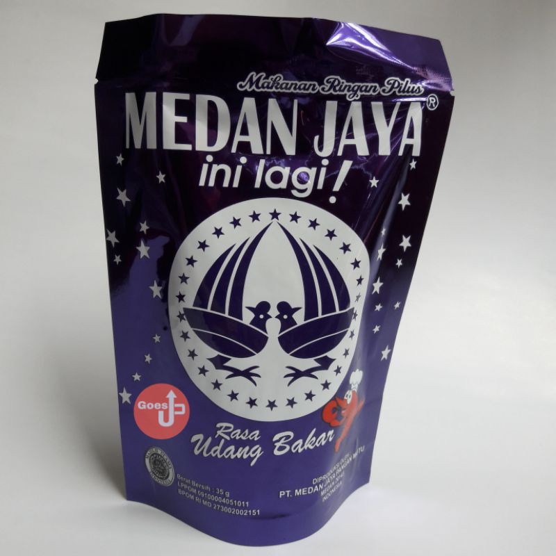 

Snack Medan Jaya Kerupuk Pilus Rasa Udang Bakar - 35gr Standing Pouch