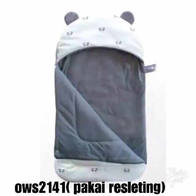 Promo !! HOT SALE !! Omiland Sleeping Bag Kantong Tidur Bayi Lembut &amp; Hangat Panda Series - OWS 2141