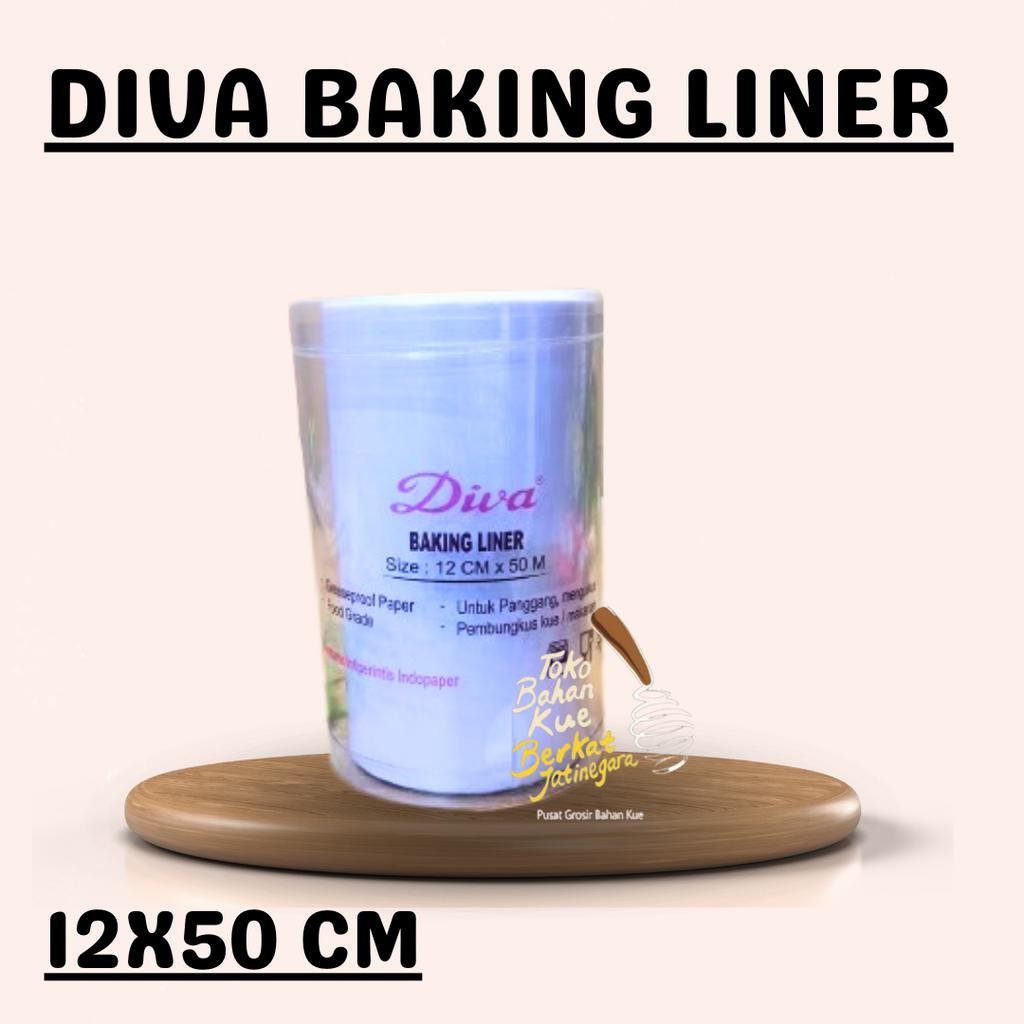 DIVA BAKING LINER / BAKING LINER 12CM X 50 METER