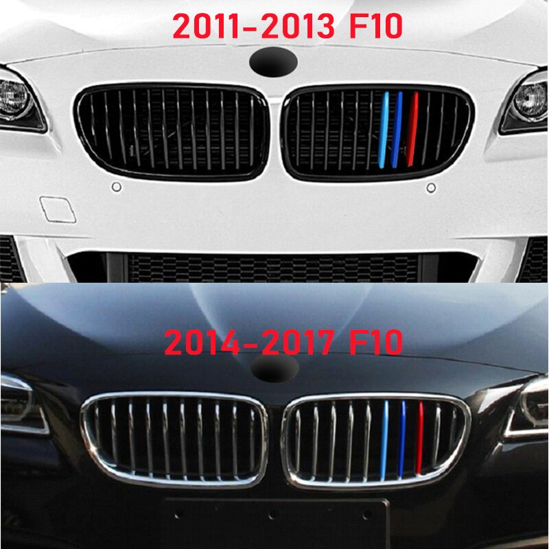 3pcs Klip Strip Trim Grille Mobil Balap Bahan ABS Untuk BMW G30 F10 E60 E39 F07 F11 5 Series 2022 1995-2021