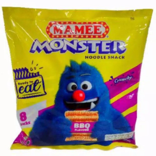 Mamee Monster Rasa Barbeque isi 8 Packs