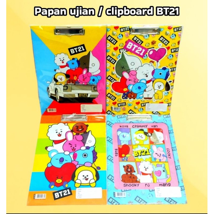 

Papan Jalan / Papan Ujian Anak Sekolah Motif BTS BT21 Kpop Korea