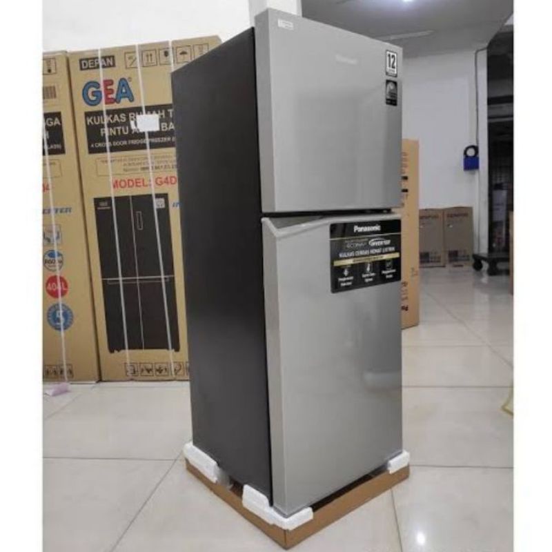 Kulkas 2 pintu Panasonic NR BB 200 VS SILVER ECO NAVI INVENTER Garansi Resmi