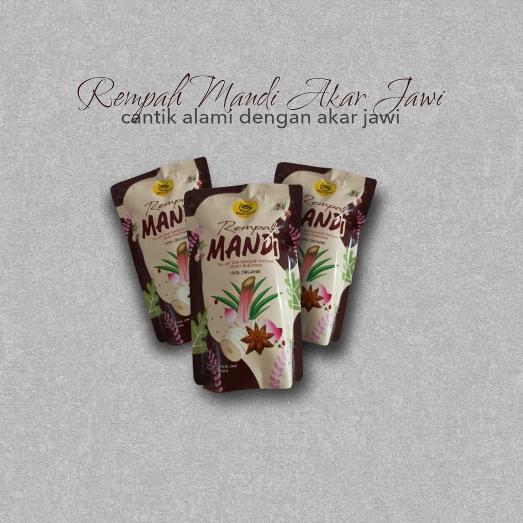 Masker / Lulur Tradisional pemutih badan / Akar Jawi / 100% alamii HALAL MUI