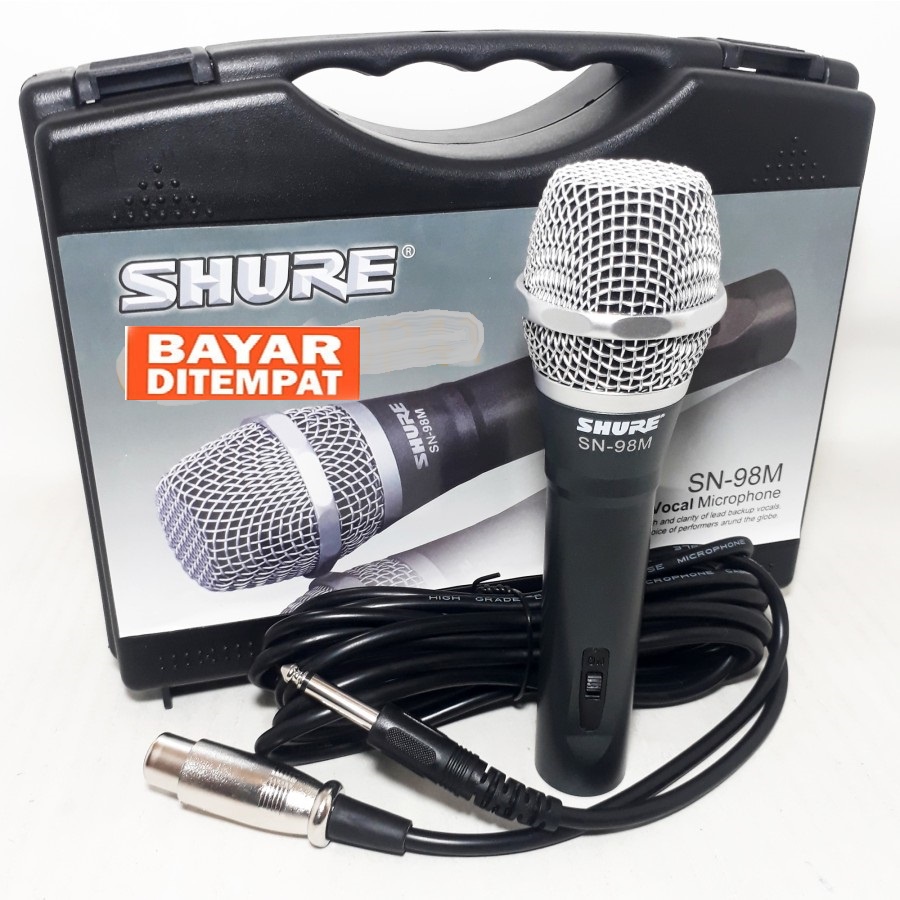 Microphone Karaoke SH 98M Mikropon Kabel