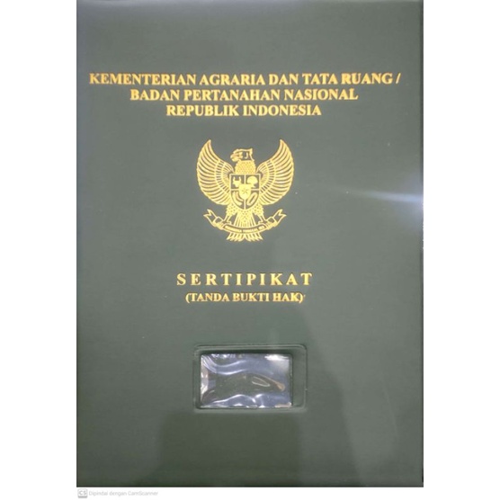 

sampul sertipikat