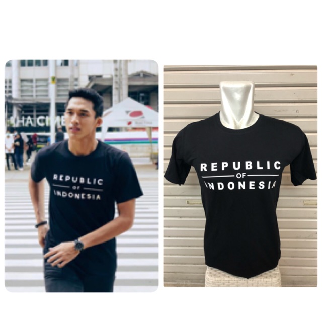 Kaos T-Shirt Republic Of Indonesia Cotton Combed 30s