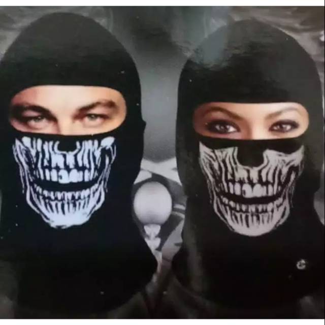 Masker topeng ninja tengkorak