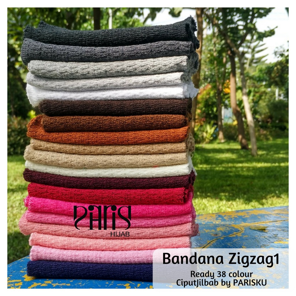 Inner rajut  bandana ZIGZAG  1 ciput rajut  Shopee Indonesia