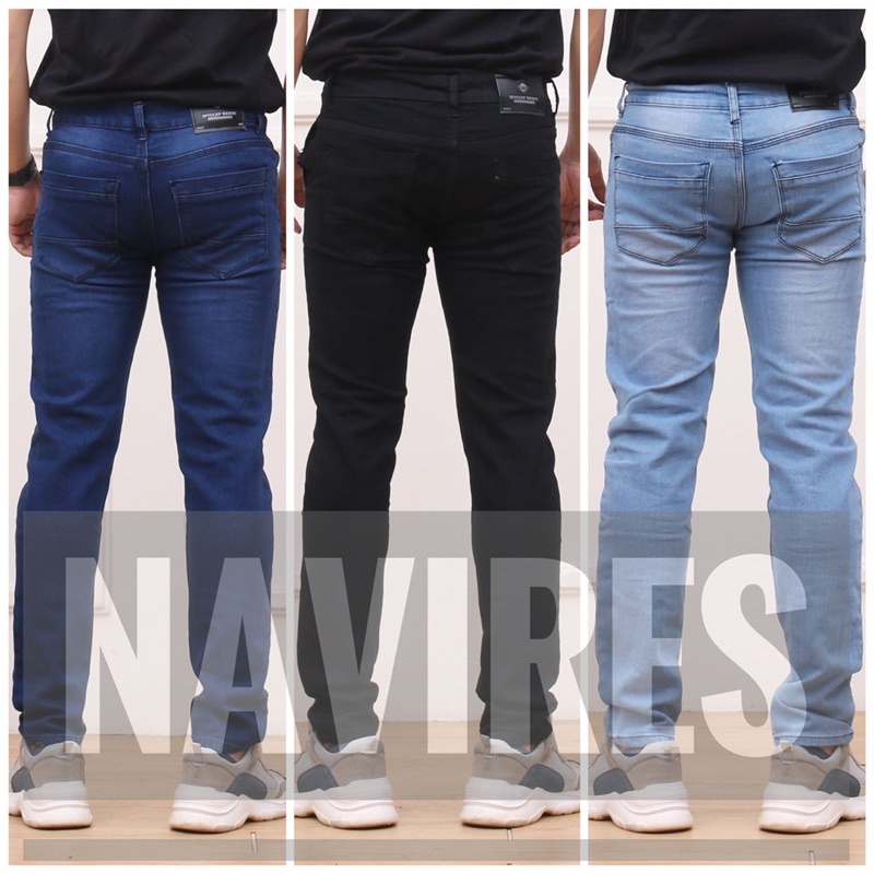 Celana Jeans Pria panjang Skinny Slim Fit Panjang Melar promo awal tahun 2021