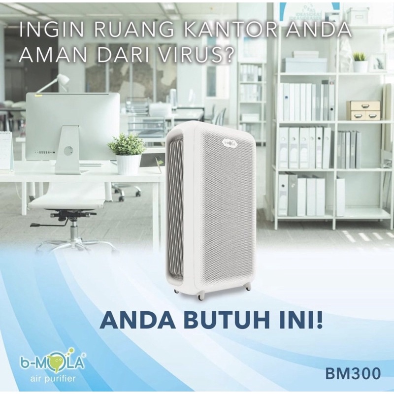 b-MOLA BM-300 Air Purifier bMola B MOLA GARANSI RESMI