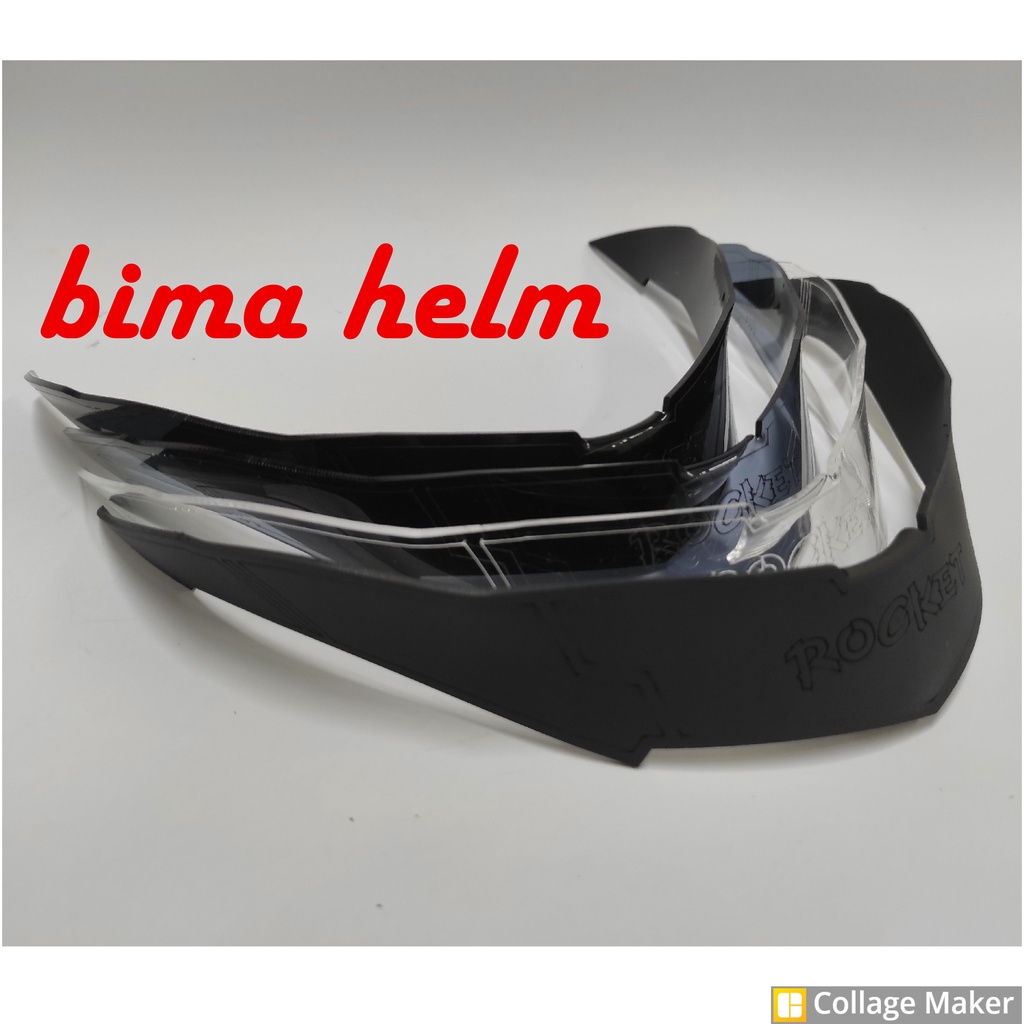 Spoiler Helm KYT X Rocket | Spoiler Helm KYT XRocket | Spoiler Helm KYT X-Rocket