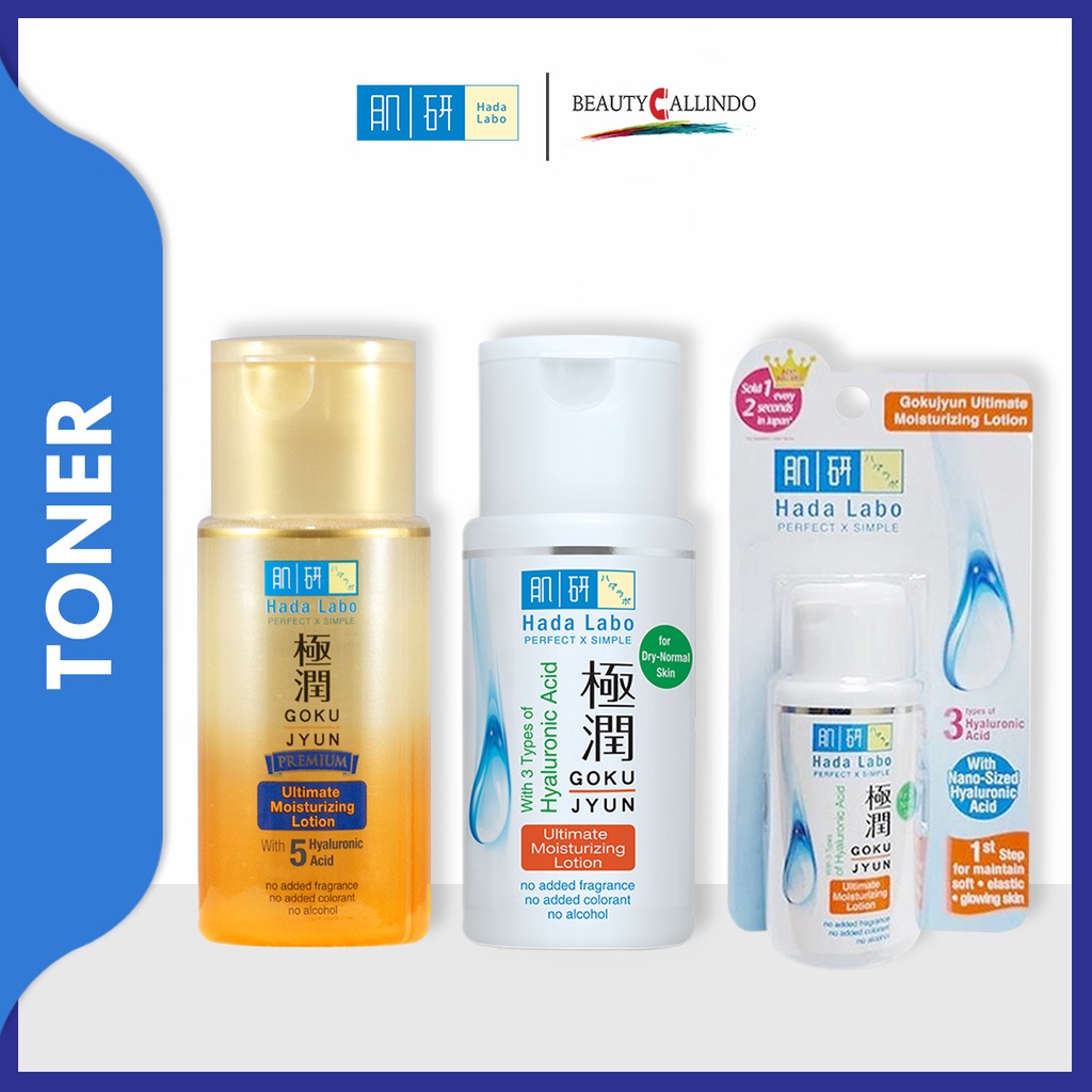 Hada Labo Gokujyun Ultimate Moisturizing Lotion 100ml | Travel size | Premium