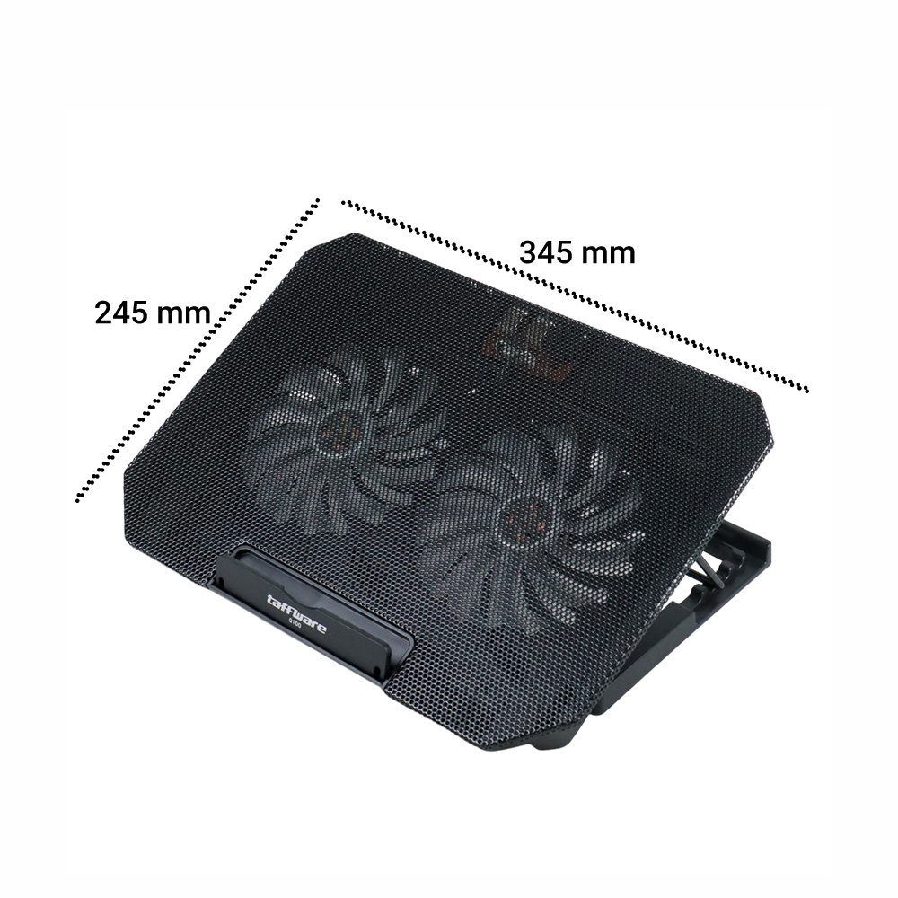 Cooling Pad Pendingin Laptop Kipas 2 Fan Adjustable Speed