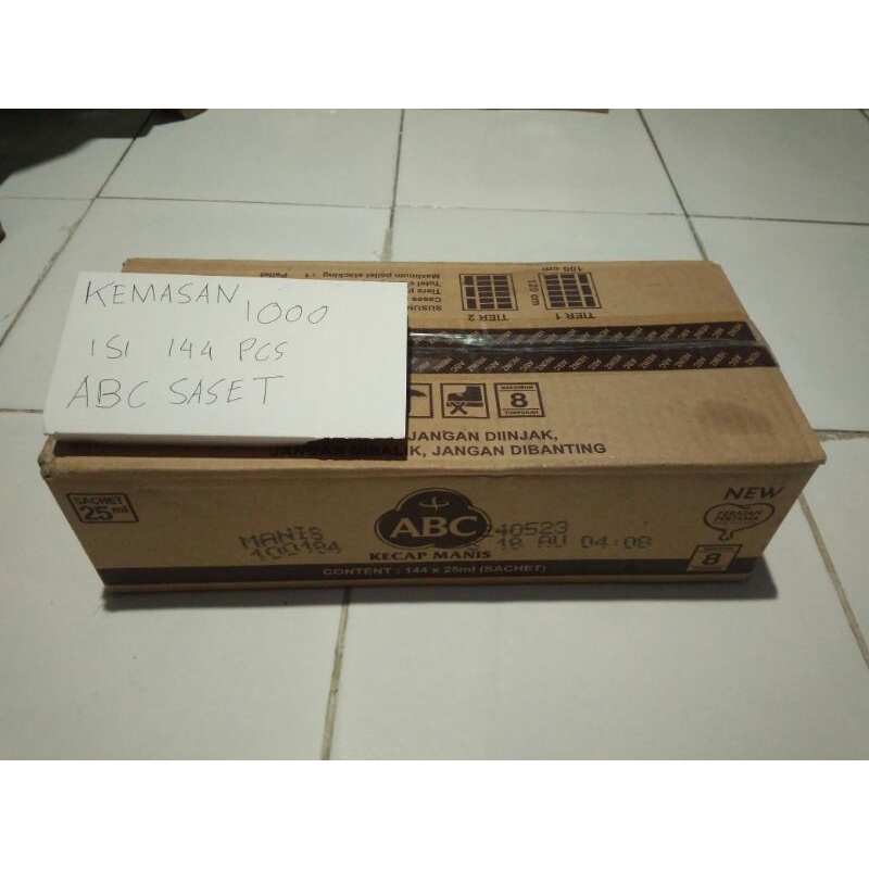 

kecap ABC kemasan sachet satu dus