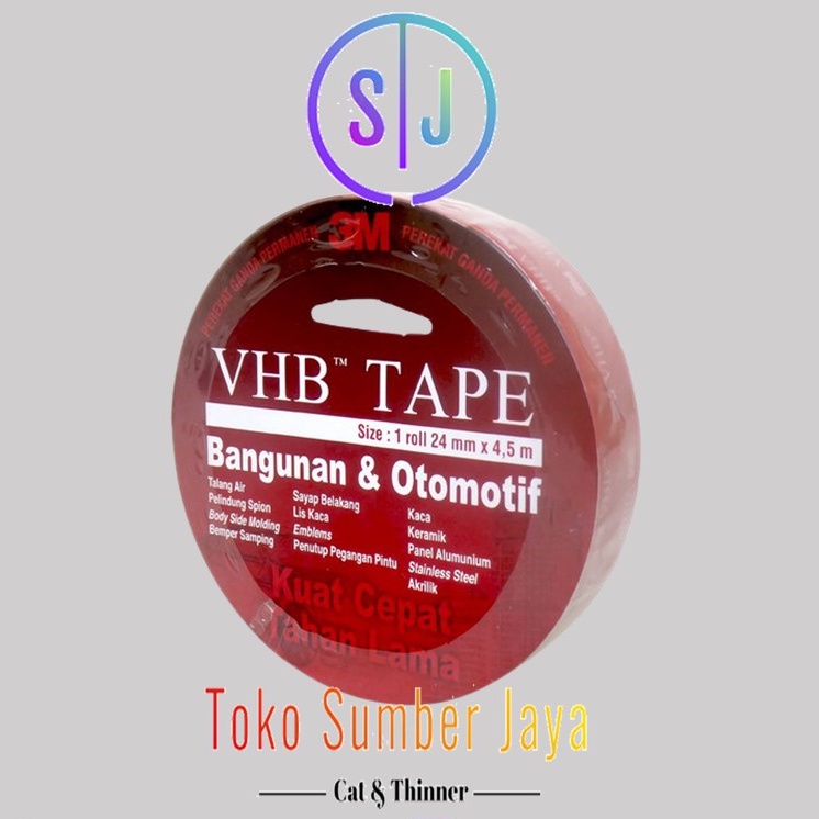 3M Perekat Double Sided Tape VHB 12mm Original