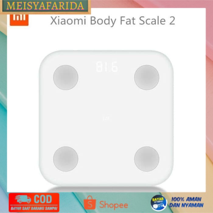 Timbangan Badan Xiaomi Scale 2 Smart Digital LED BMI Body Fat Analyzer [SIAP KIRIM]