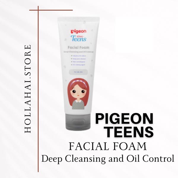 [SABUN WAJAH BERJERAWAT &amp; BERMINYAK]  Pigeon Teens Facial Foam Deep Cleansing &amp; Oil Control 40gr | 100gr_Cerianti