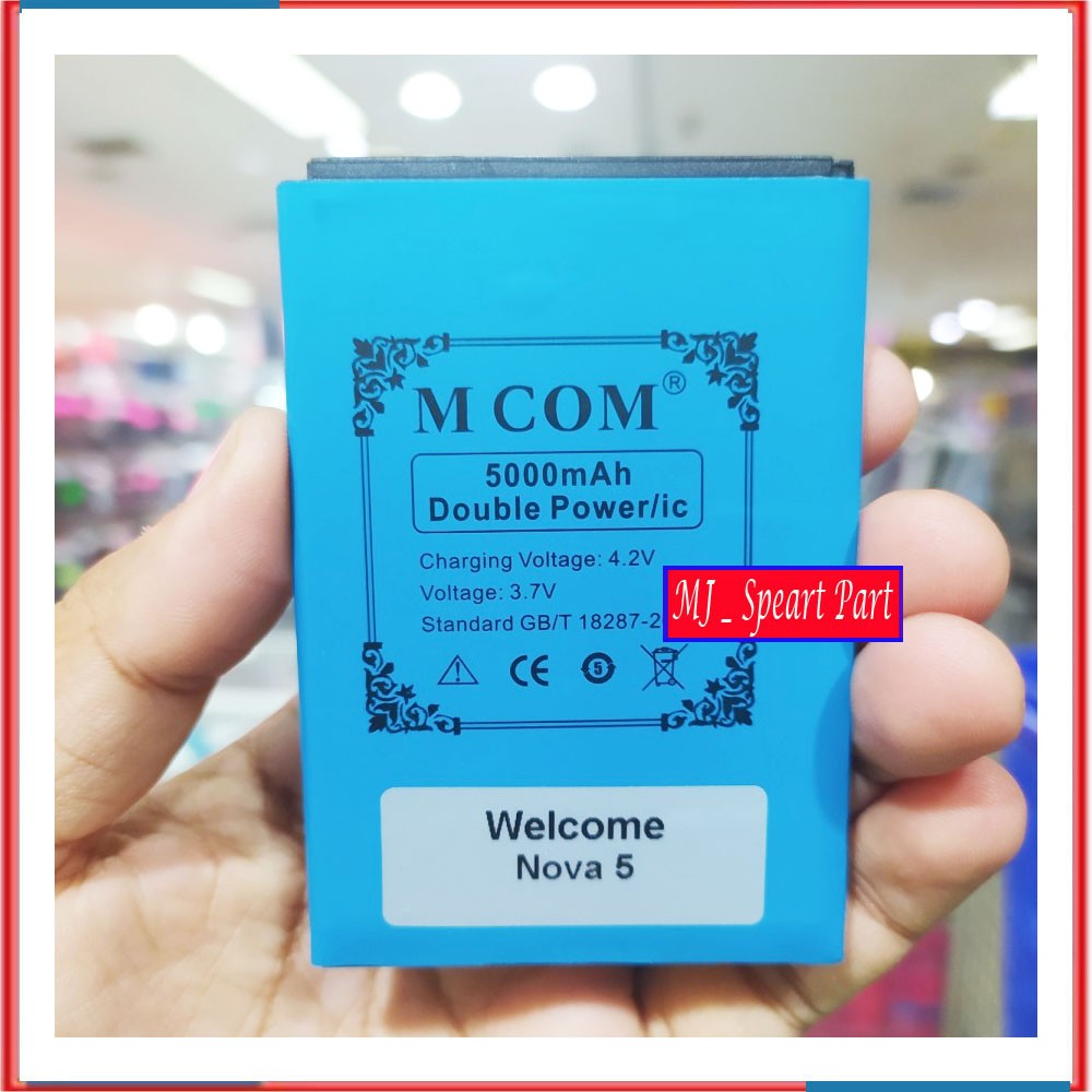 Baterai Welcome Nova 5 MCOM