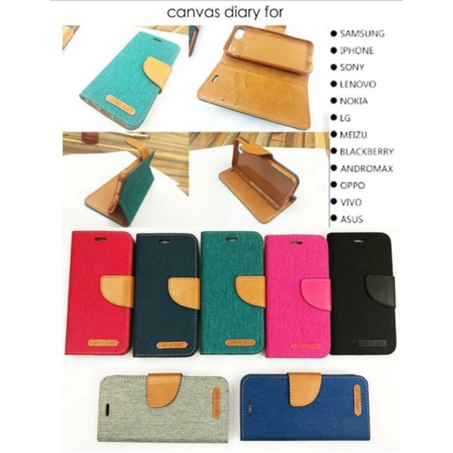 

CANVAS DIARY A3 2017 Flip Case Samsung A320 Book Cover