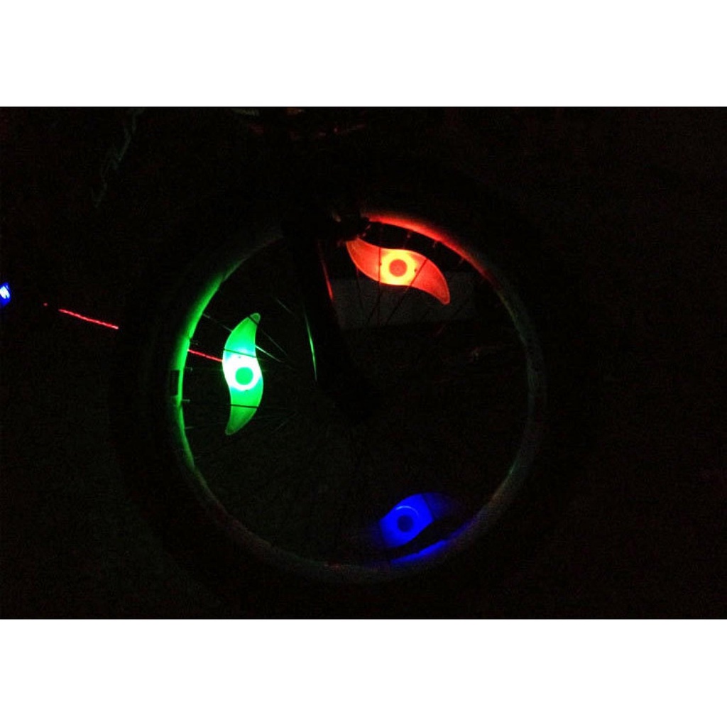 Lampu Ban Sepeda Colorful LED Bicycle Wheel Light 1PCS / Lampu Ban Sepeda LED Gunung Belakang Warna Warni / Lampu LED Sepeda Depan Belakang / Lampu Sepeda Depan Rockbros Anti Air LED / Lampu Speda Sepedah Depan Ontel Onthel Gunung Mtb Bmx Rockbros Murah