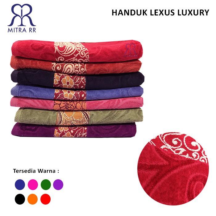 Handuk Lexus Luxury Ukuran Besar  70 x 140 cm / Ukuran Jumbo 90 x 150 cm Handuk Mewah Tebal Ukuran Besar dan Jumbo Toyoterry