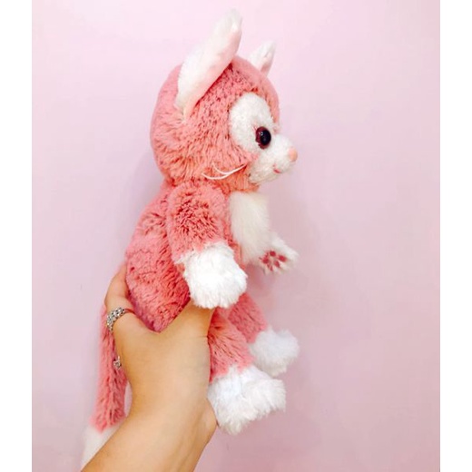 MAINAN BONEKA KUCING GELATONI CAT PINK DUFFY FRIENDS IMPOR