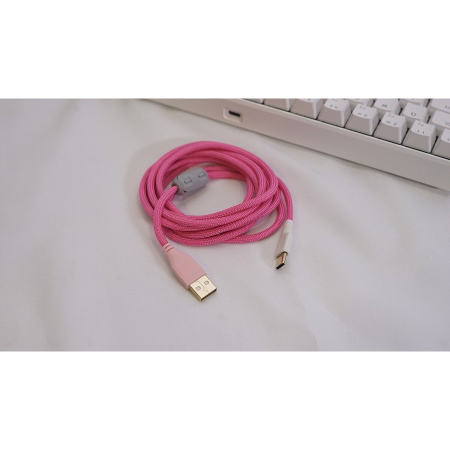 Paracord Cable USB Type-C Detachable for Mechanical Keyboard