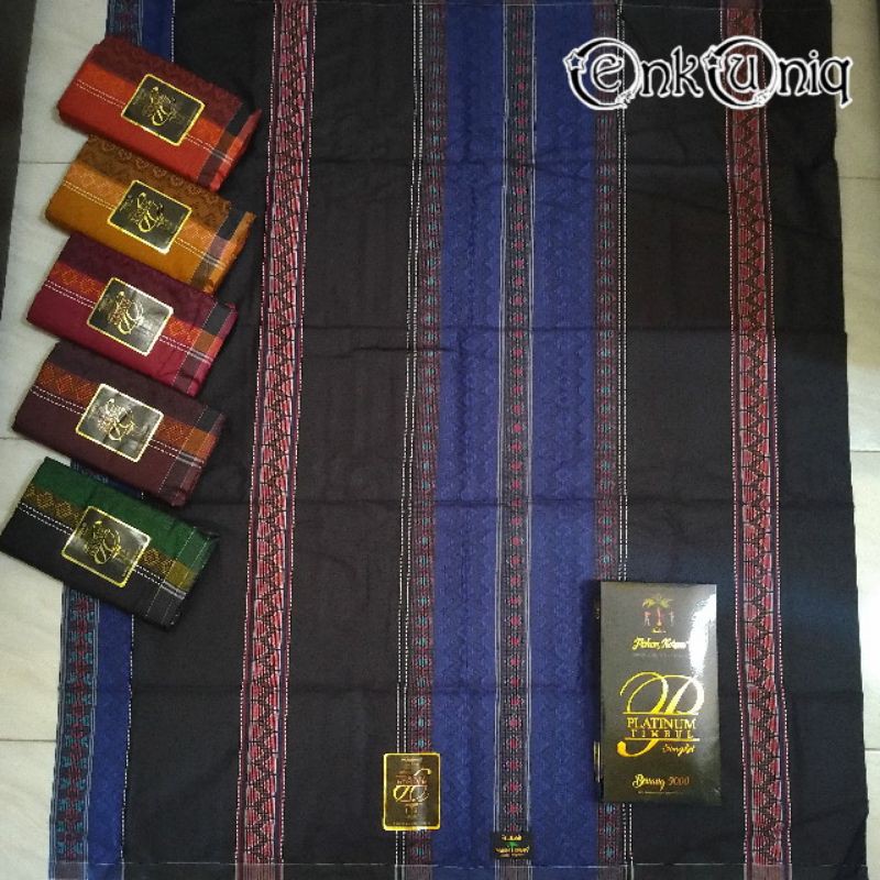 Sarung Platinum Timbul Songket Pohon Korma Sarung Songket Pohon Kurma Benang 9000