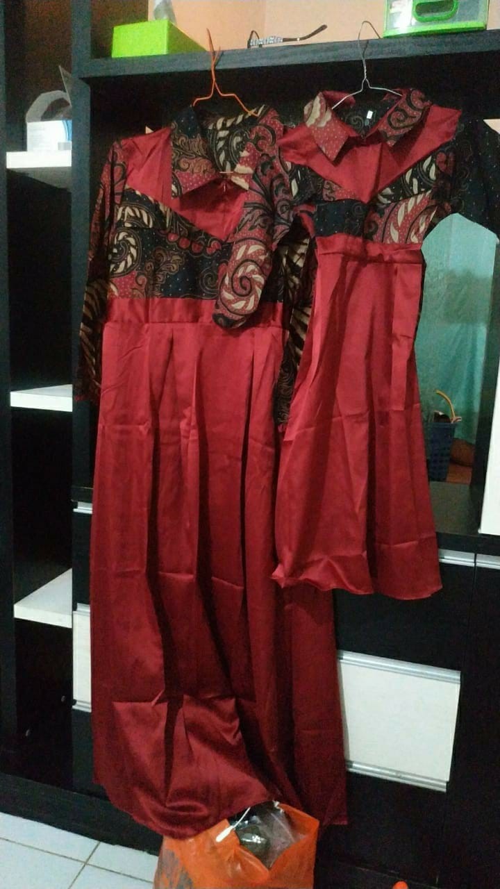 Hanggono Couple Ori Najwa/ Couple Batik / Gamis Batik Couple / Gamis Batik / Batik Couple /kemeja