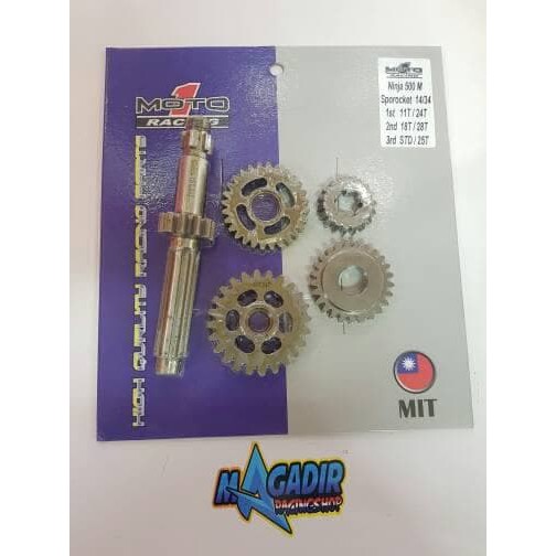 Gear Rasio Ratio Ninja R RR Trek 500 Meter  11 24  By Moto1   Moto 1 Terbatas PART 3142