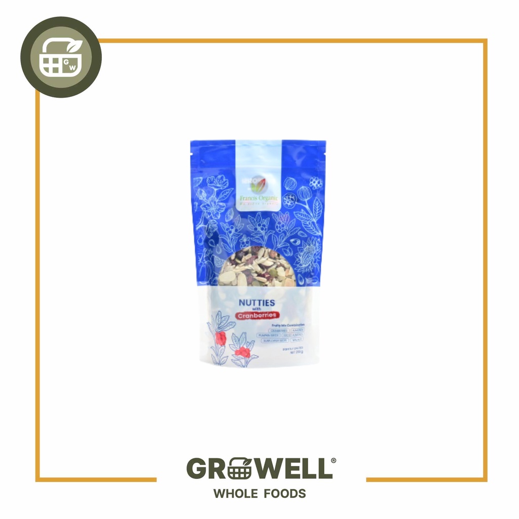 

Francis Organic Nutties With Cranberry Mix 200Gr