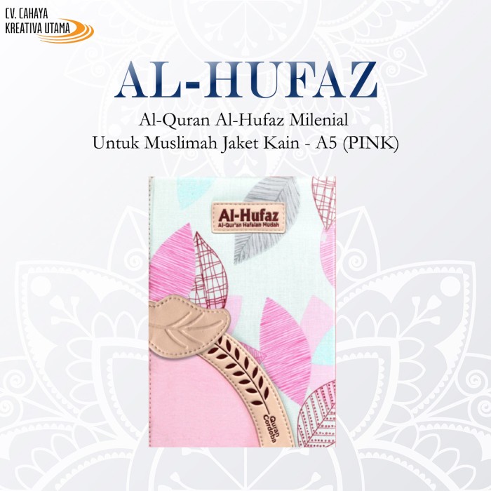 Al-Quran A5 Jaket Kain Al-Hufaz Muslimah
