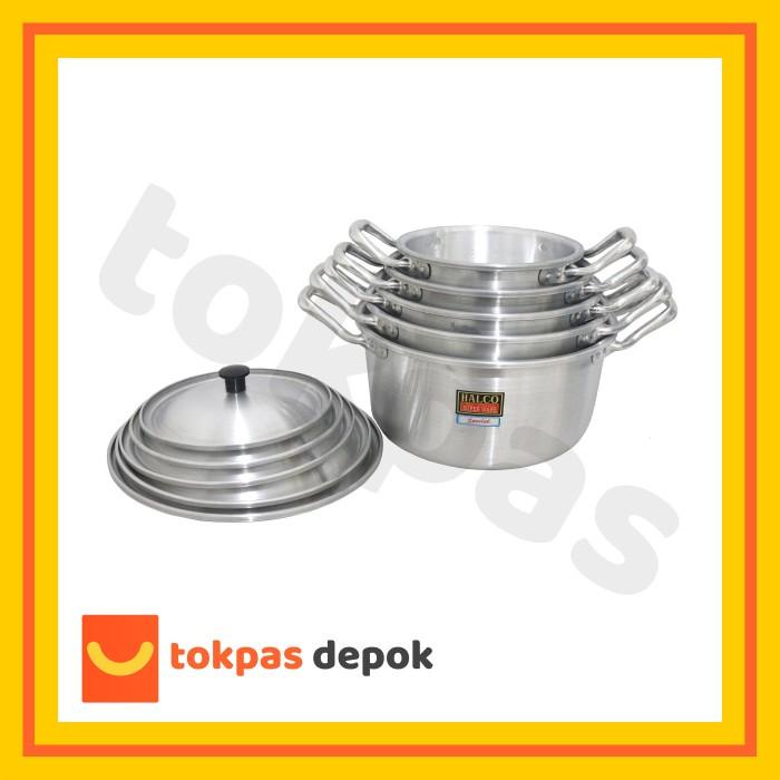 Panci Aluminium Serbaguna Tanpa Saringan 20, 22, 24 Cm Halco A 102 S
