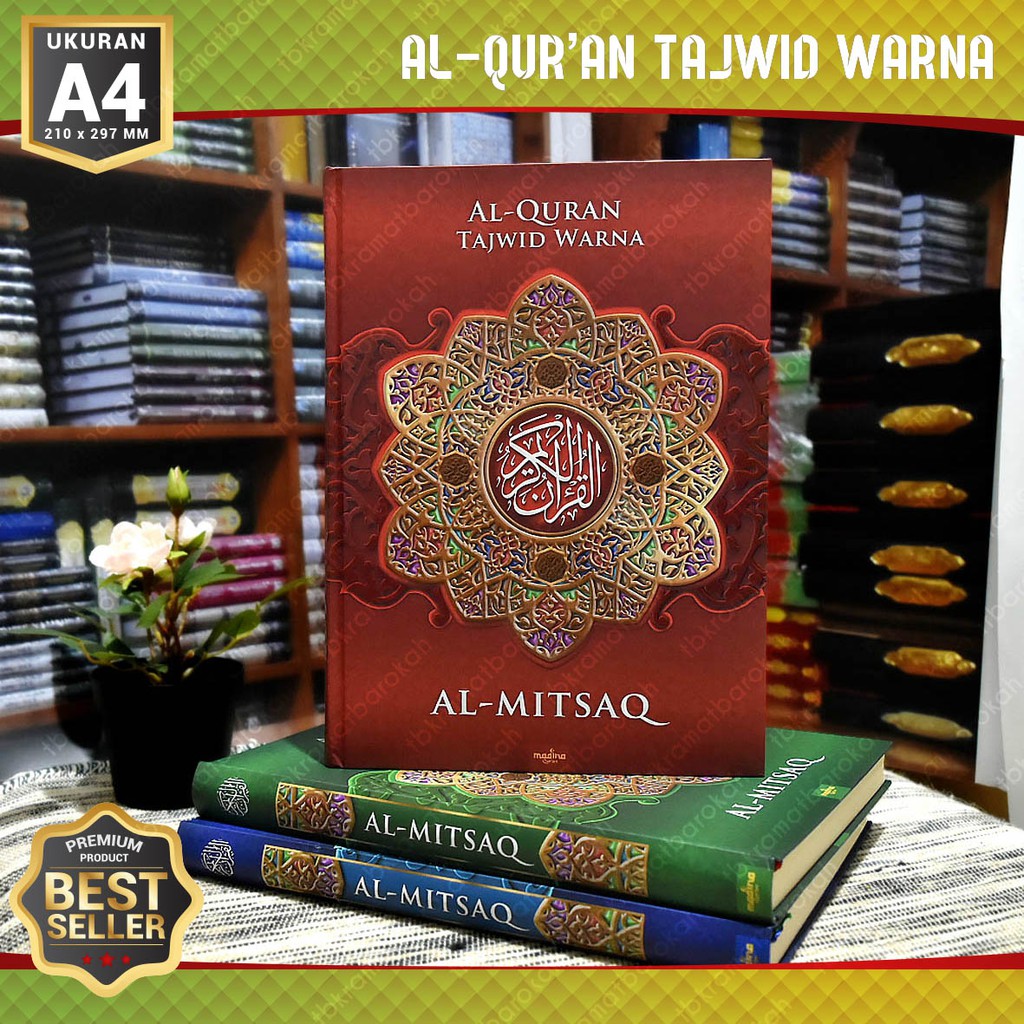 Al quran Non Terjemah, Al quran Al Mitsaq A4 Tajwid Warna
