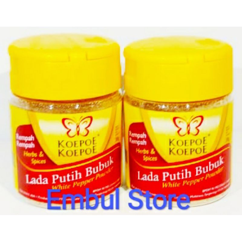 

Lada Putih Bubuk (38 gr) Koepoe Koepoe