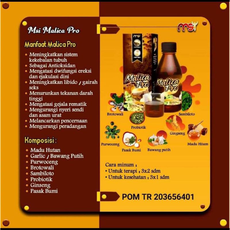 MALICA PRO MSI 100% ORIGINAL PRODUK TERBARU MSI