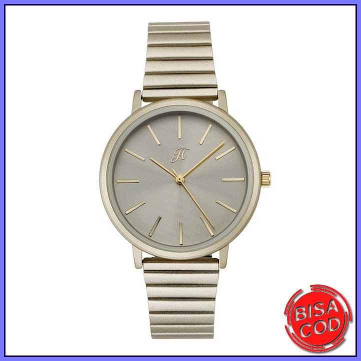 Jam Tangan Cewek Bulat Kecil Korean Style Murah Tahan Air  Analog Anti Air Mewah Elegan Jims Honey -
