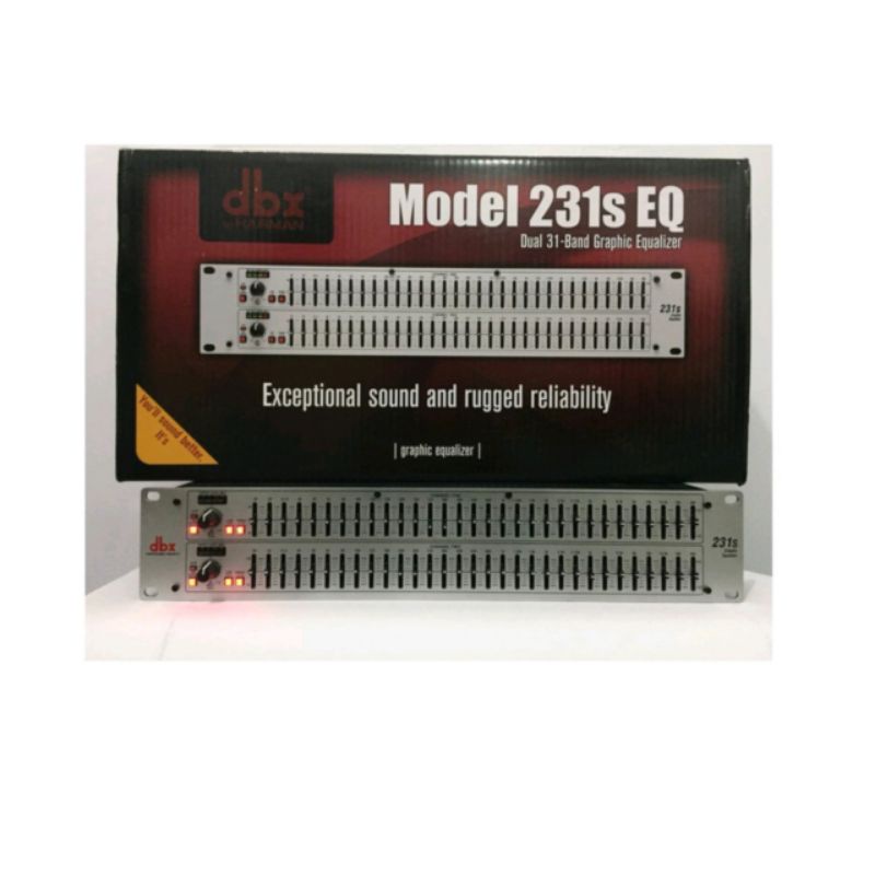 A EQUALIZER DBX231S EQUALIZER 2X31 CHANNEL DBX231 S DBX 231 S