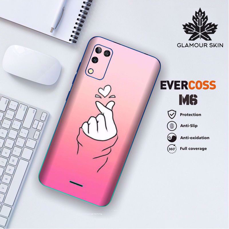 *(Dapat2PCS)* EVERCOSS M6 Garskin Case/Stiker Protector Motif HAND