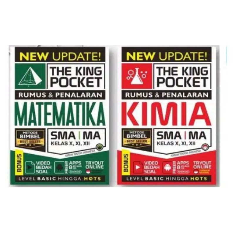 ⚡FLASH SALE⚡ Buku Rumus SMA/MA New Update The King Pocket-MTK - KIMIA SMA