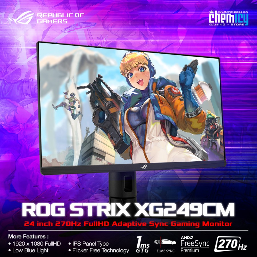 Asus ROG Strix XG249CM 23.8inch 270Hz FreeSync Gaming LED Monitor