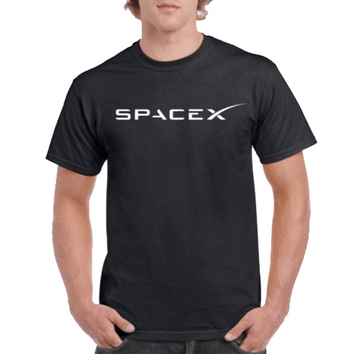 Kaos SpaceX Space X T-Shirt ELON MUSK Tshirt
